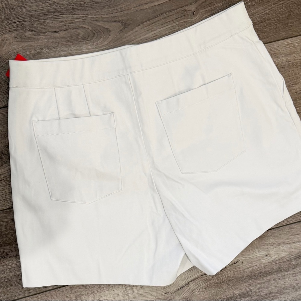 SPANX High Waist Silver Lining 6”White Women's Shorts - Picture 2 of 4